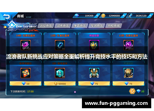 流浪者队新挑战应对策略全面解析提升竞技水平的技巧和方法